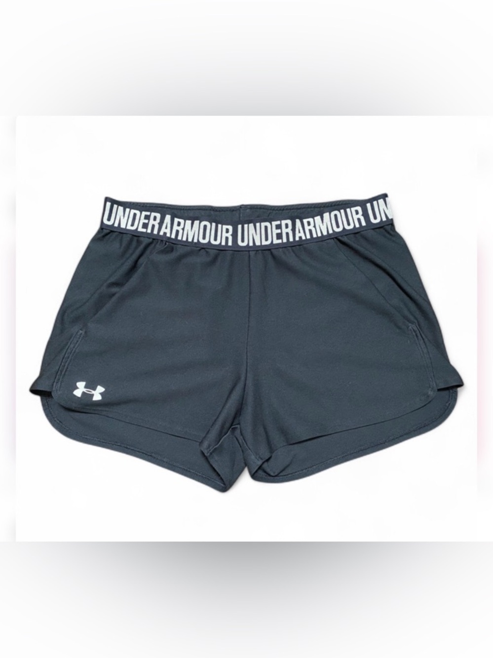 Vintage Y2K Under Armour Black & White Comfy Gym Workout Trendy Summer Shorts